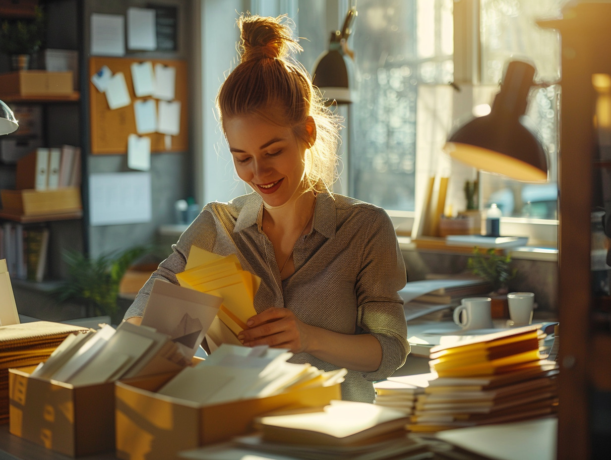 courrier  réception