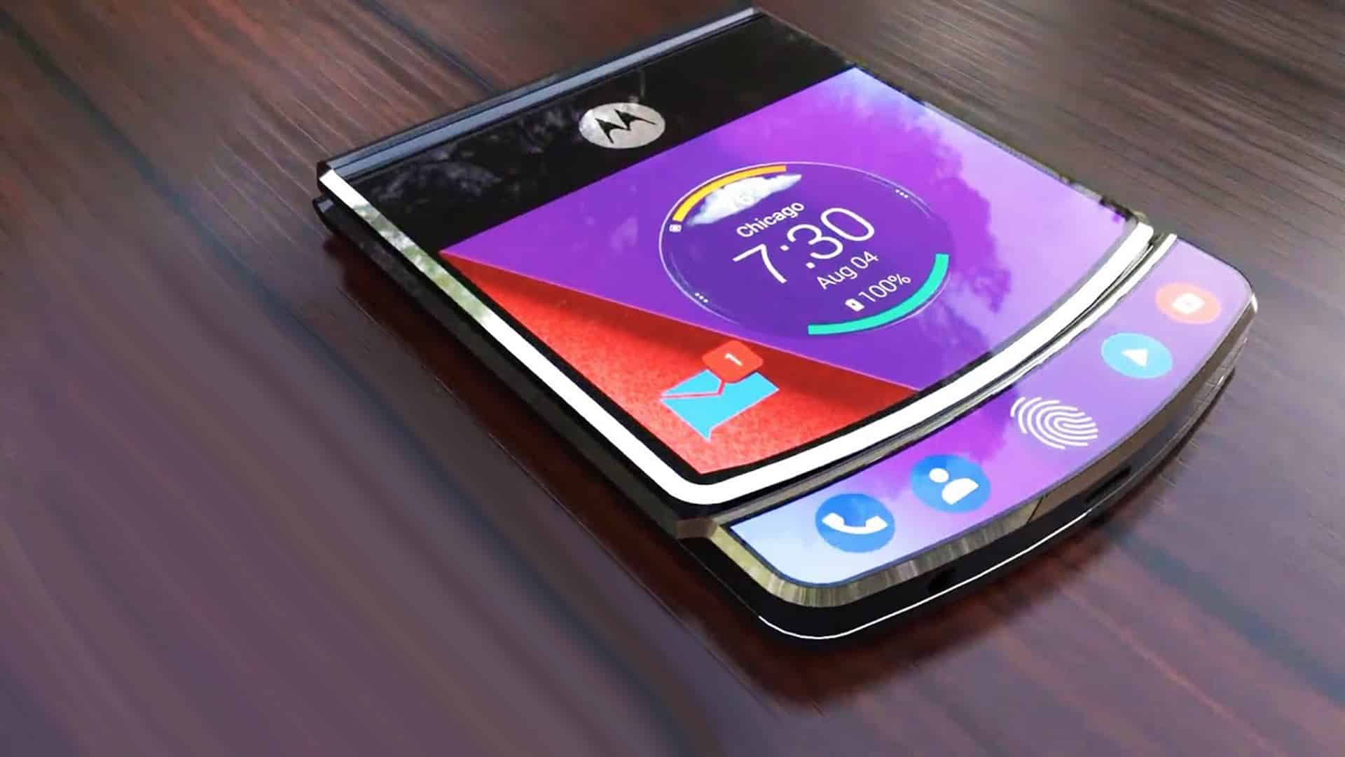 Le smartphone pliable de Motorola