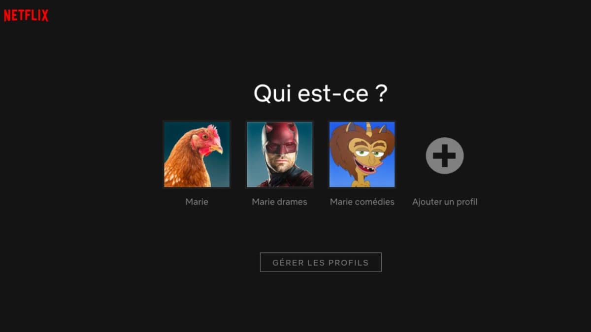 changer de profil Netflix sur Smart TV